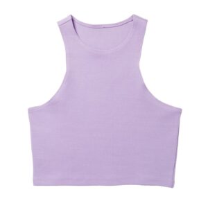 Dámské tričko Crop Singlet, Pastel Lilac